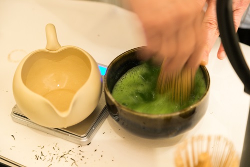 抹茶の準備